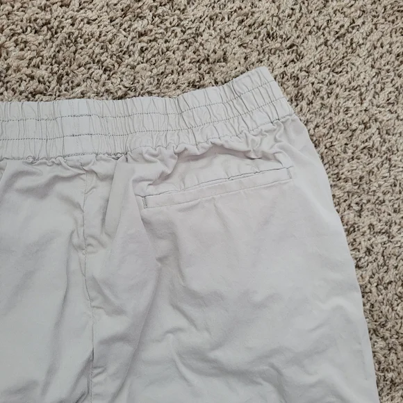 Everlane Easy Pant Pants Trousers Khaki Beige Cotton Elastic Waist Size 6 - Picture 6 of 6